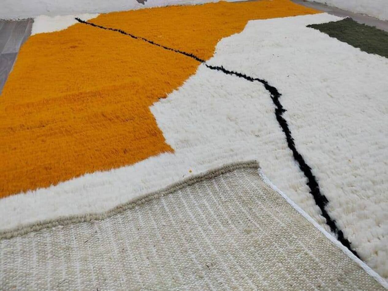 Ręcznie tkany dywan 200x300 cm, wełna, multikolor, Maroko - 204906