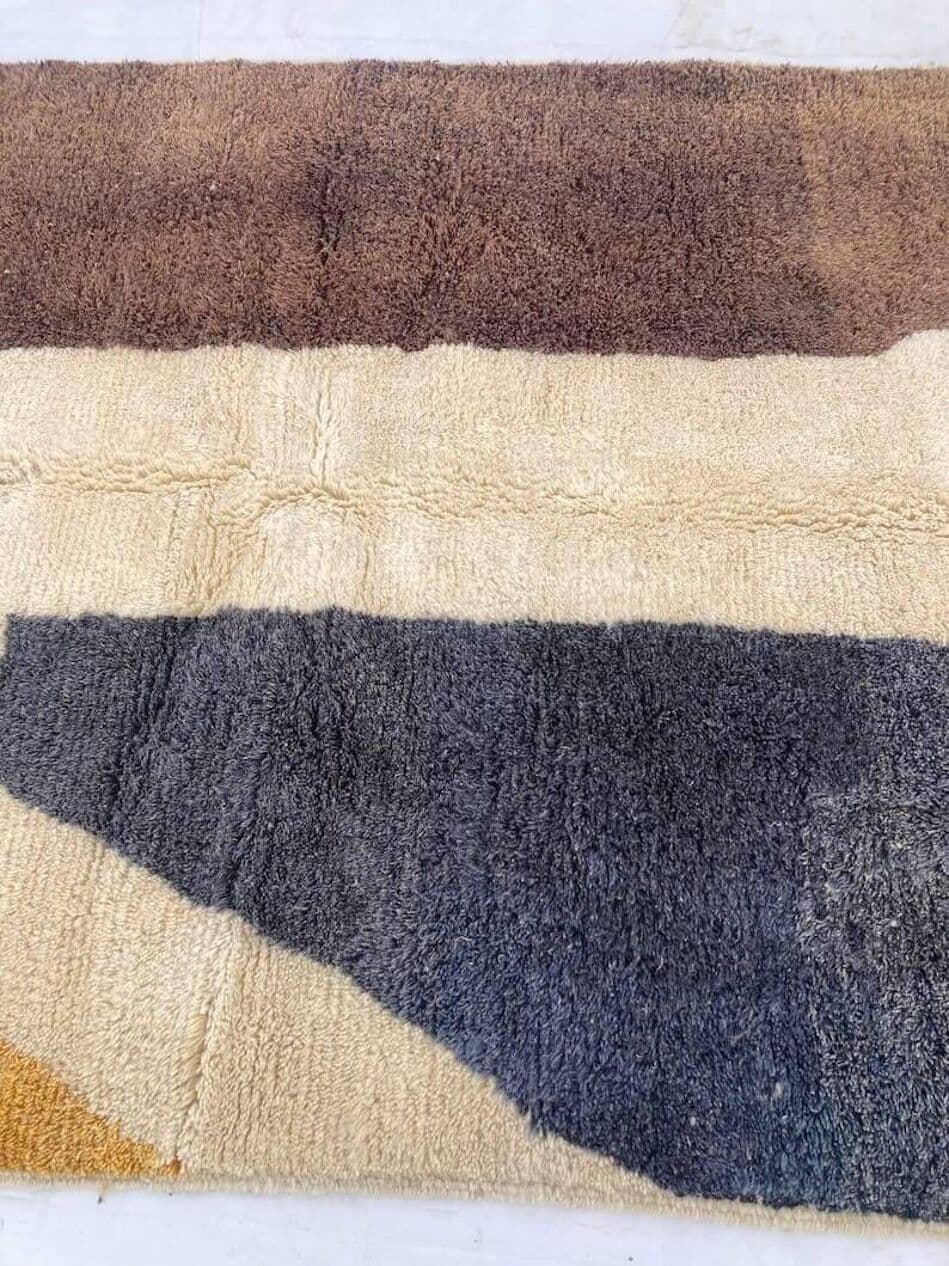 Ręcznie tkany dywan 160x240 cm, wełna, multikolor, Maroko - 204661