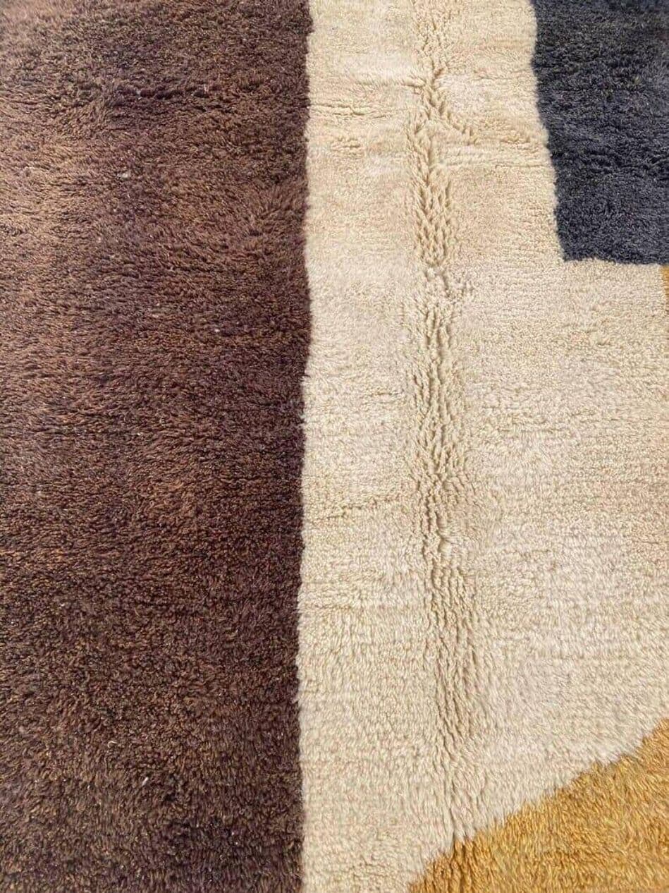 Ręcznie tkany dywan 160x240 cm, wełna, multikolor, Maroko - 204660