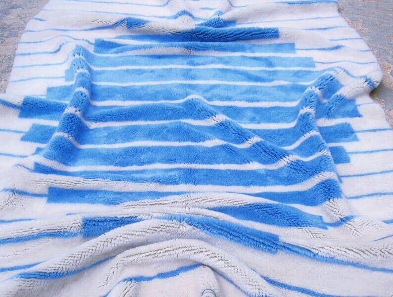 Ręcznie tkany dywan 150x250 cm, wełna, biały, niebieski, Maroko - 204359