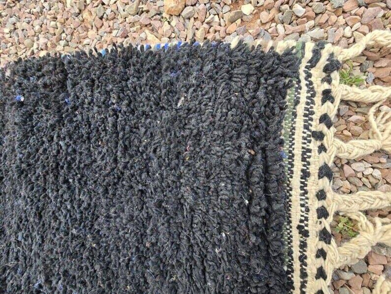 Ręcznie tkany dywan 150x250 cm, wełna, multikolor, Maroko - 203836