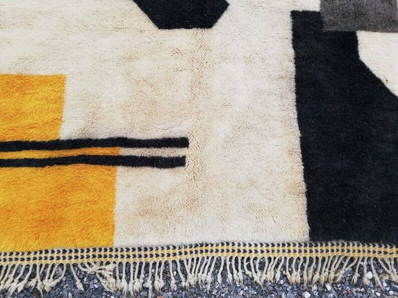 Ręcznie tkany dywan 150x250 cm, wełna, multikolor, Maroko - 203814