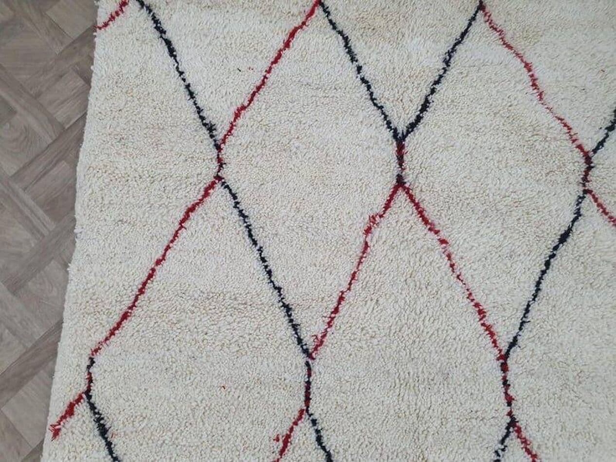 Ręcznie tkany dywan 150x250 cm, wełna, wielokolorowy, Maroko - 207141