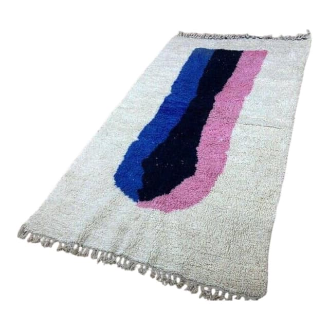 Ręcznie tkany dywan 150x250 cm, wełna, multikolor, Maroko - WYMIARY