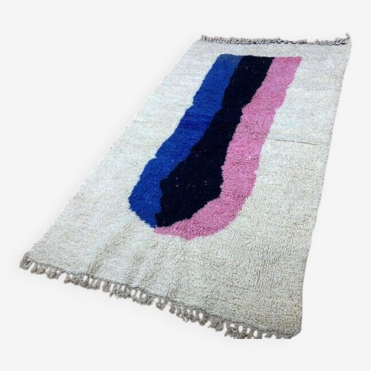 Ręcznie tkany dywan 150x250 cm, wełna, multikolor, Maroko - 206886