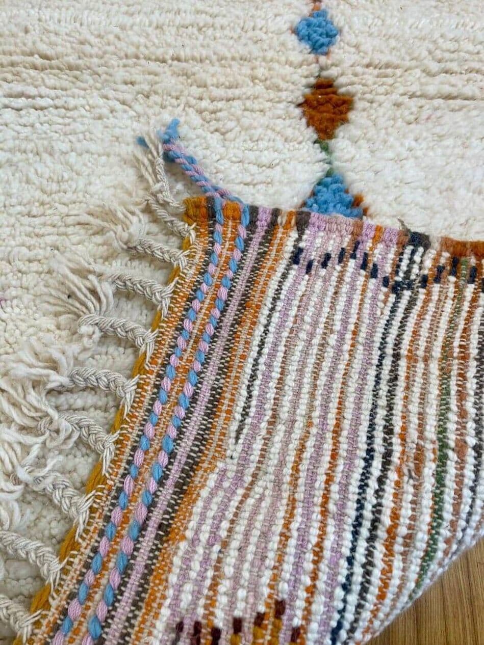 Ręcznie tkany dywan 150x250 cm, wełna, multikolor, Maroko - 206870