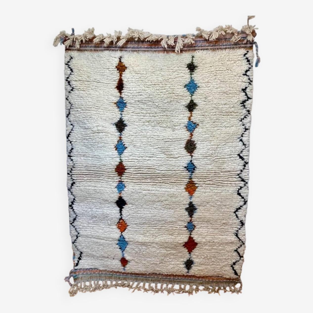 Ręcznie tkany dywan 150x250 cm, wełna, multikolor, Maroko - 206869