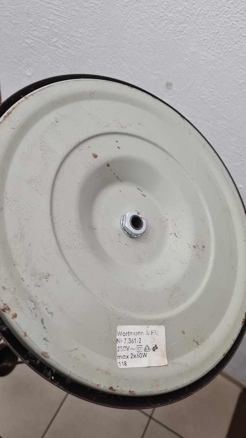 Zabytkowa lampa podłogowa marki Wortmann & Filz, lata 70. XX wieku - 205963