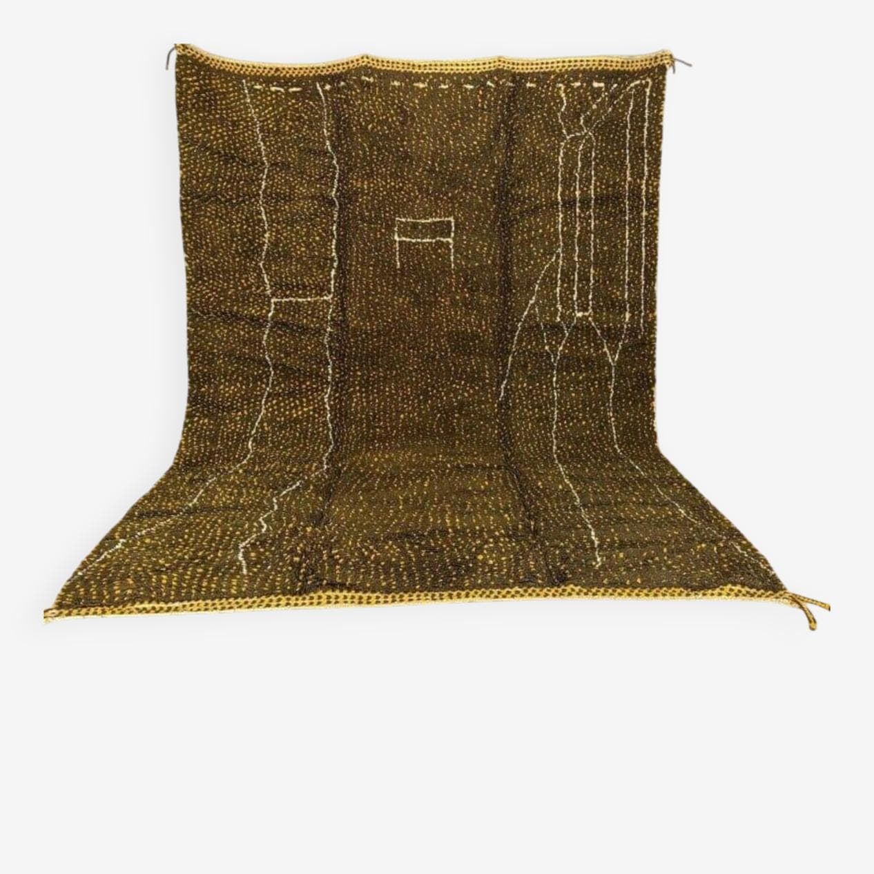 Ręcznie tkany dywan 140x260 cm, wełna, multikolor, Maroko - 206527