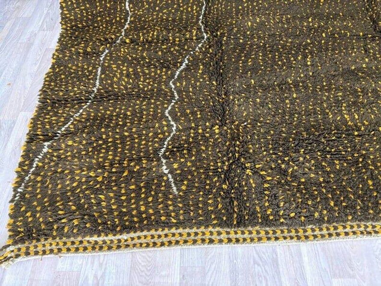 Ręcznie tkany dywan 140x260 cm, wełna, multikolor, Maroko - 206533