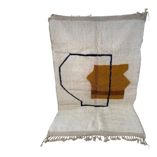 Ręcznie tkany dywan 150x250 cm, wełna, wielokolorowy, Maroko - WYMIARY