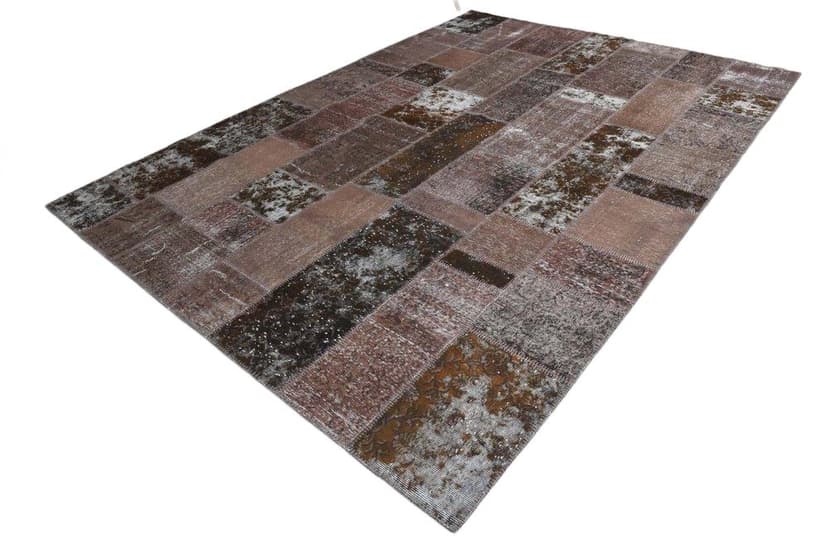 Dywan 353x252 cm, beżowy, brązowy, wełna, Turcja, lata 60.