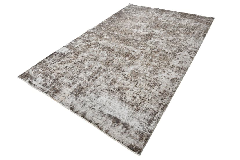 Dywan 198x307 cm, szary, wełna, Turcja, lata 50.