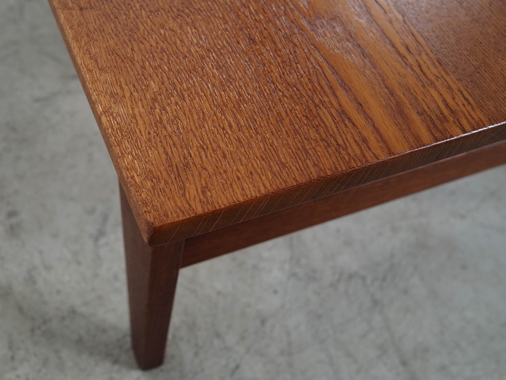 Stolik kawowy, brązowy, dąb, Dania, lata 70. - 222286