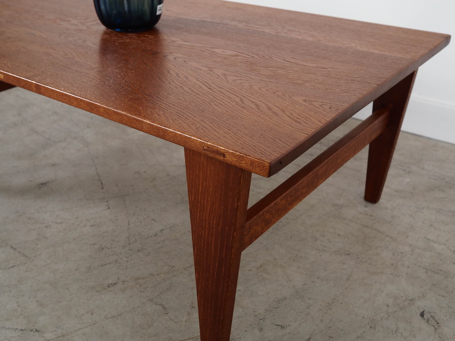 Stolik kawowy, brązowy, dąb, Dania, lata 70. - 222289