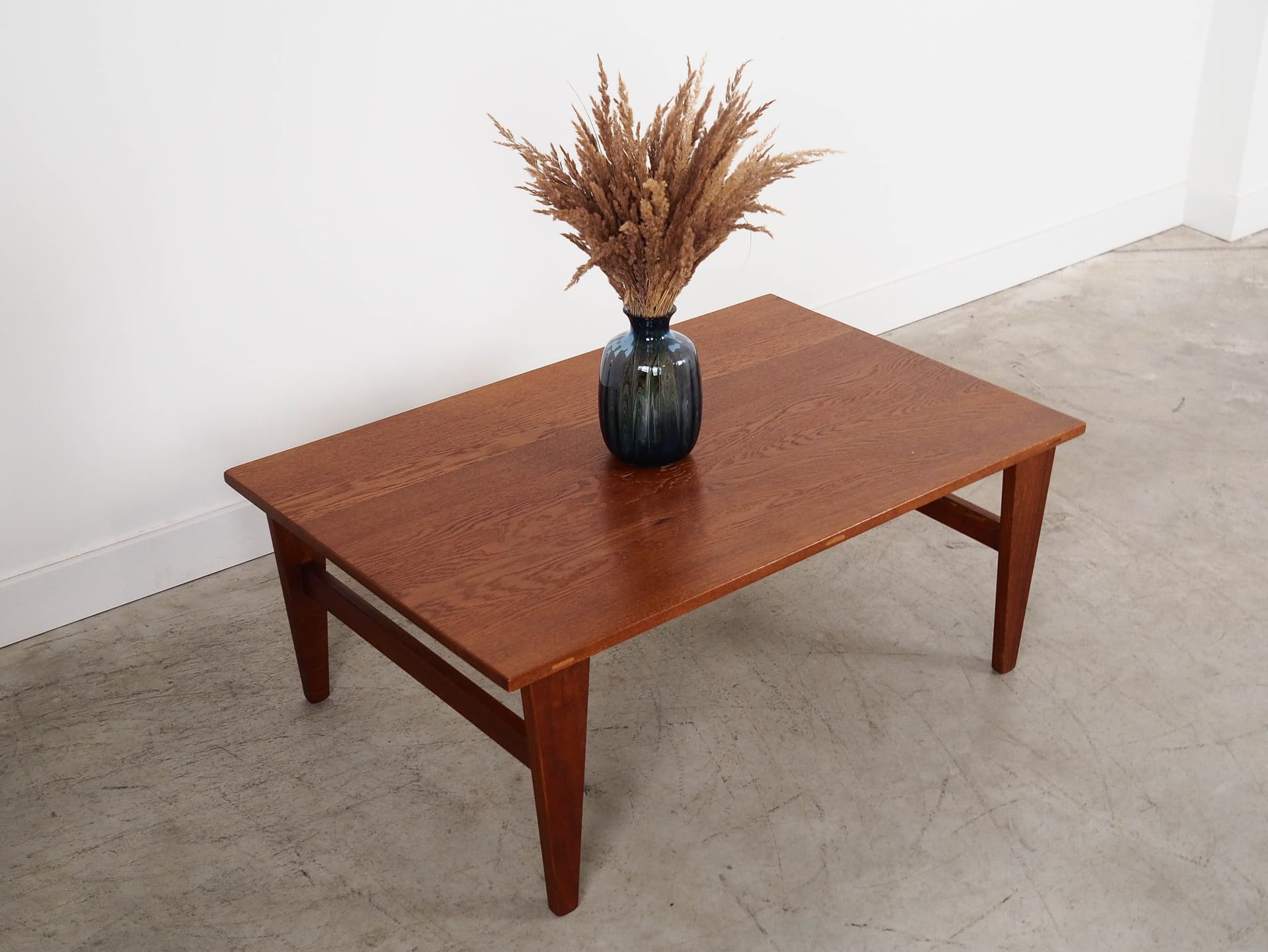 Stolik kawowy, brązowy, dąb, Dania, lata 70. - 222284