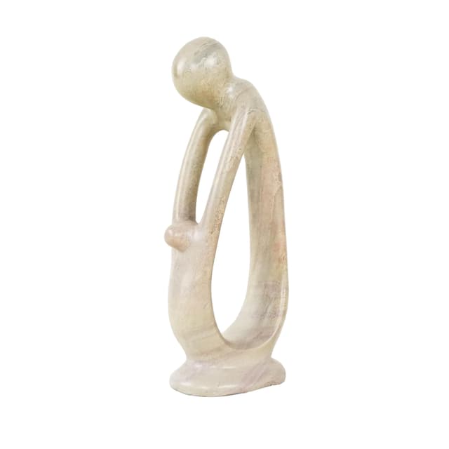 Rzeźba abstrakcyjna, multikolor, marmur, Dania, lata 80. - WYMIARY