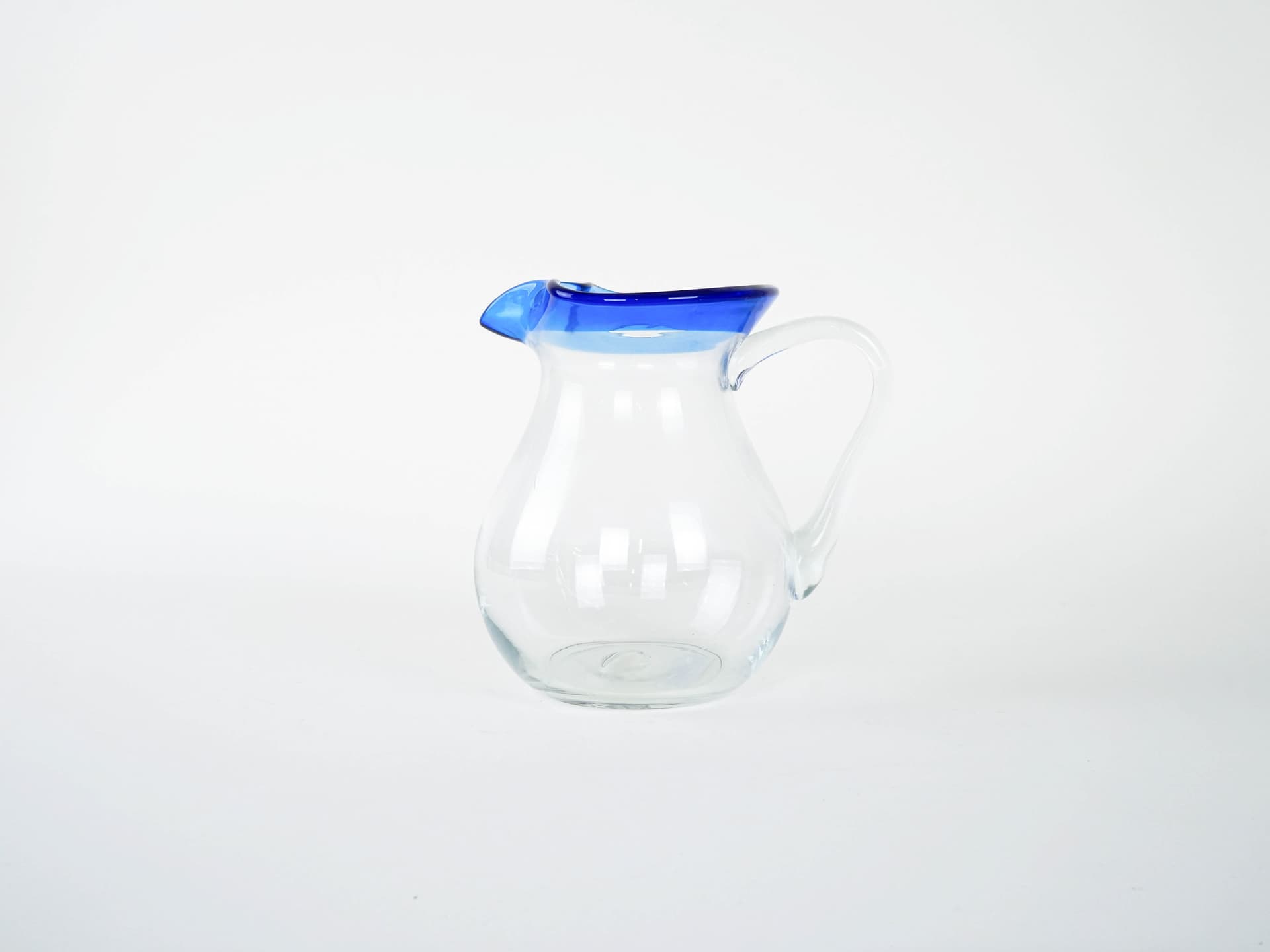 Dzbanek, transparentny, szkło, Włochy, lata 70. - 225970