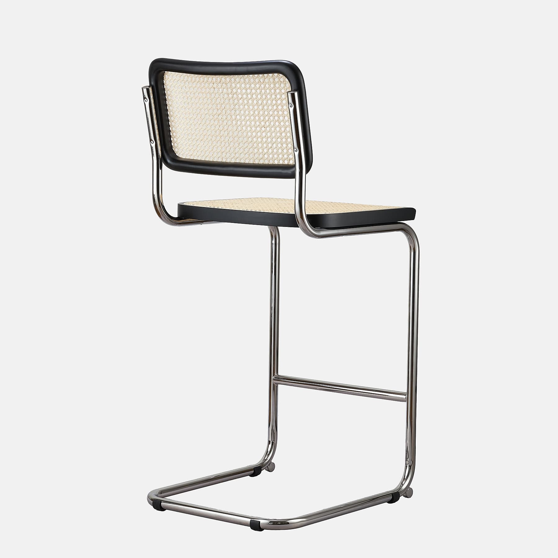 Hoker z gietej stali wg proj. M. Breuer, wys.103 cm, Bauhaus, czarny - 350302
