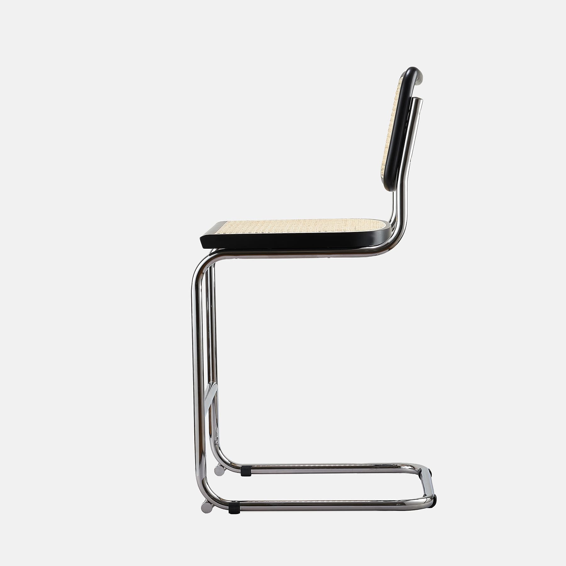 Hoker z gietej stali wg proj. M. Breuer, wys.93 cm, Bauhaus, czarny - 350363