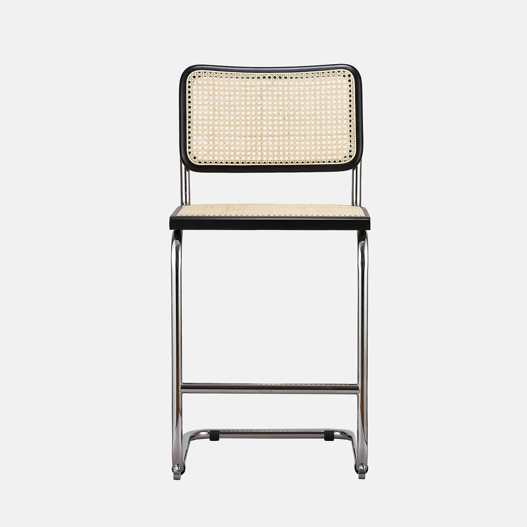 Hoker z gietej stali wg proj. M. Breuer, wys.93 cm, Bauhaus, czarny - 350364