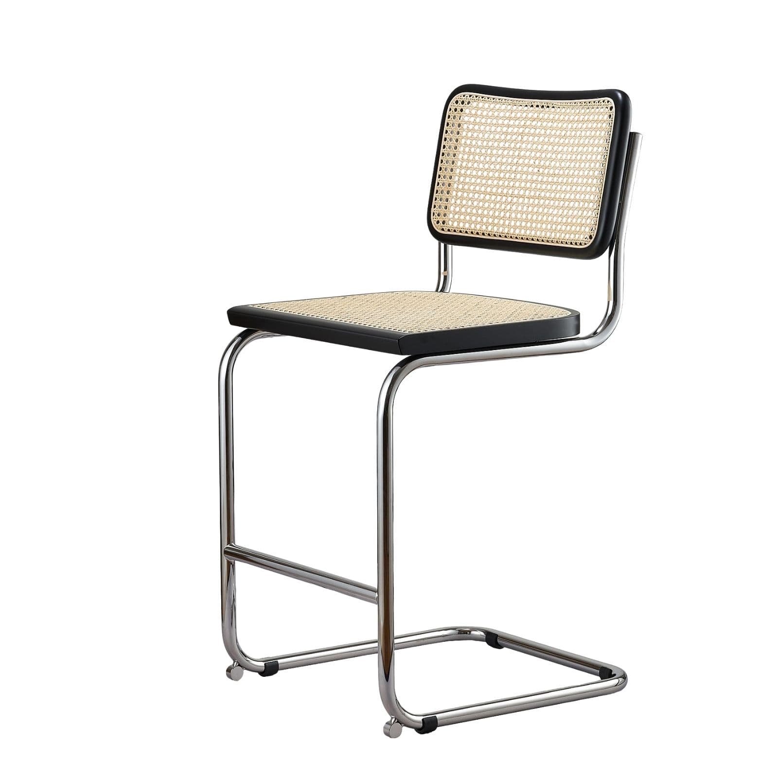 Hoker z gietej stali wg proj. M. Breuer, wys.93 cm, Bauhaus, czarny