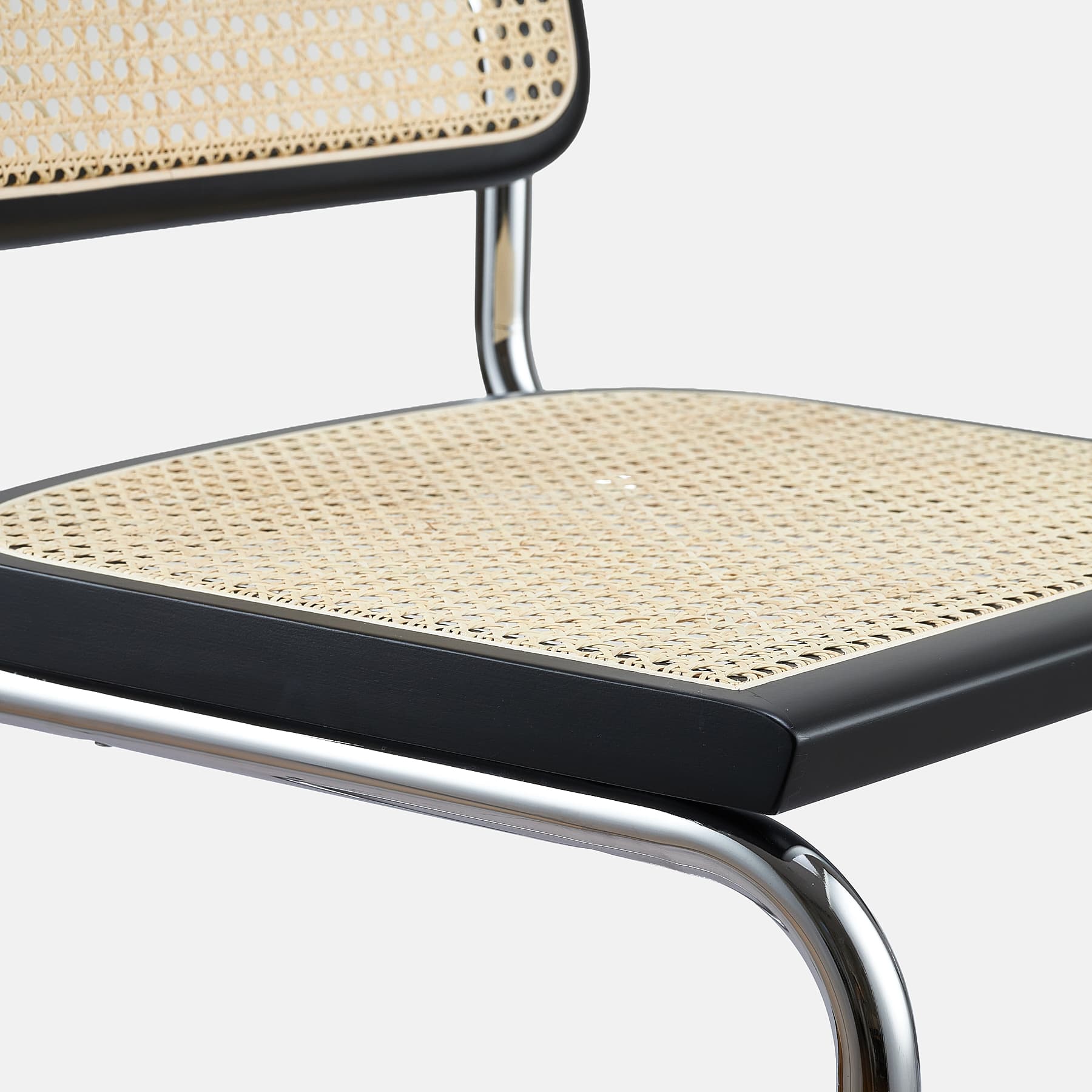 Hoker z gietej stali wg proj. M. Breuer, wys.93 cm, Bauhaus, czarny - 350451