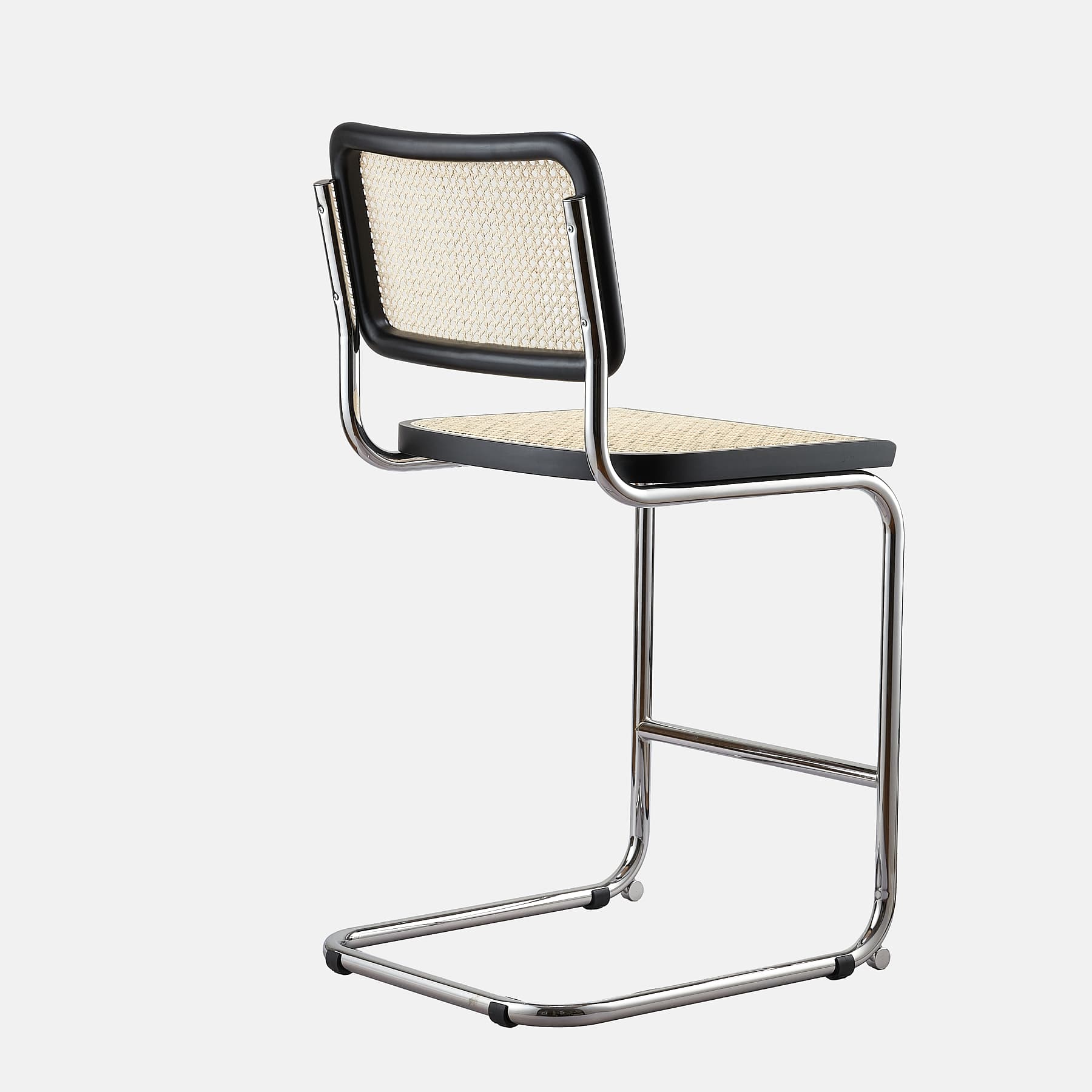 Hoker z gietej stali wg proj. M. Breuer, wys.93 cm, Bauhaus, czarny - 350365