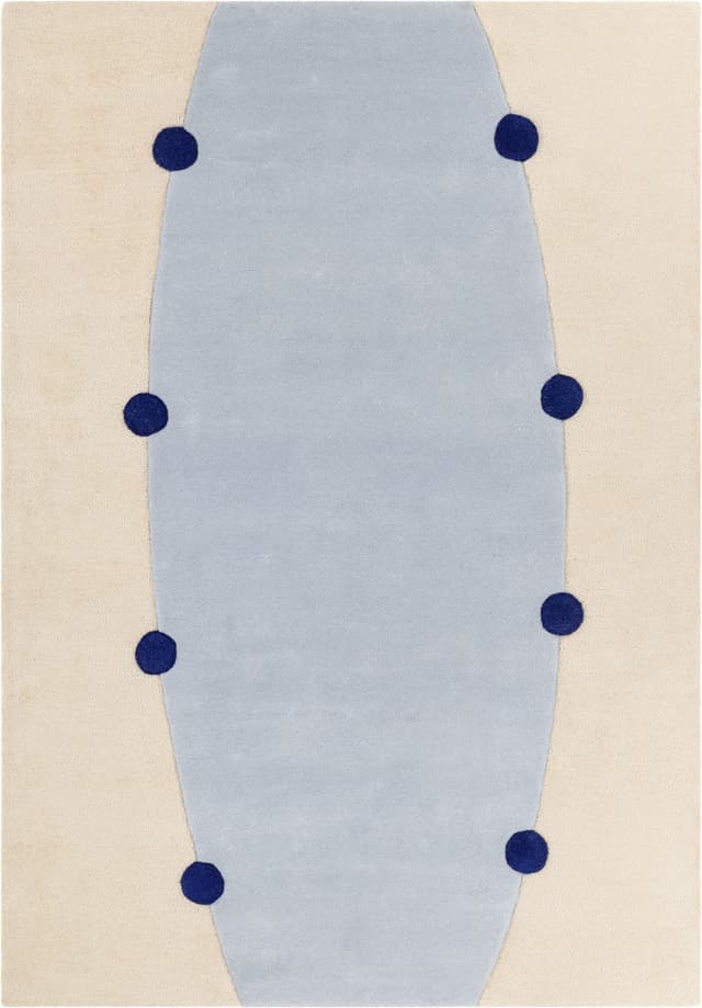 Dywan Rome Blue 300x400 cm, proj. M. Konopacka, wełna, Carpets & More - WYMIARY