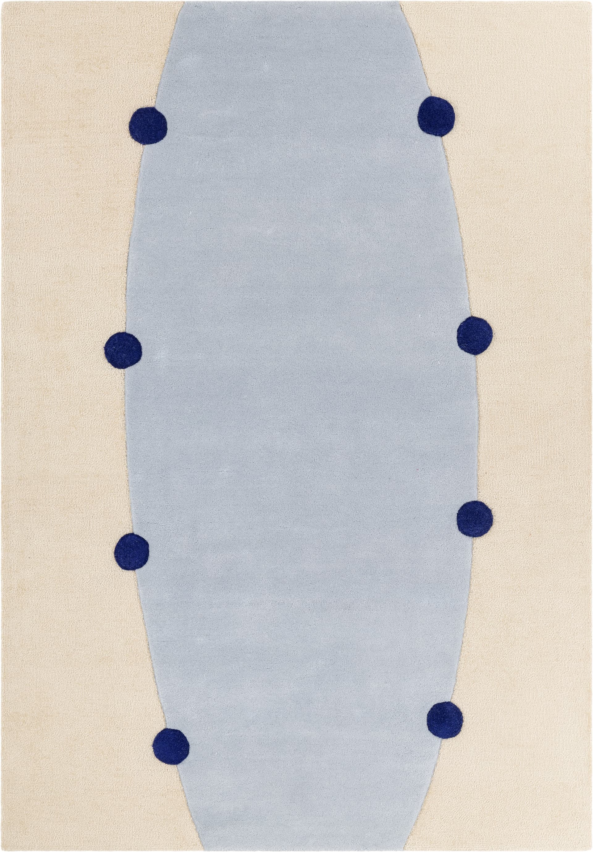 Dywan Rome Blue 200x300 cm, proj. M. Konopacka, wełna, Carpets & More