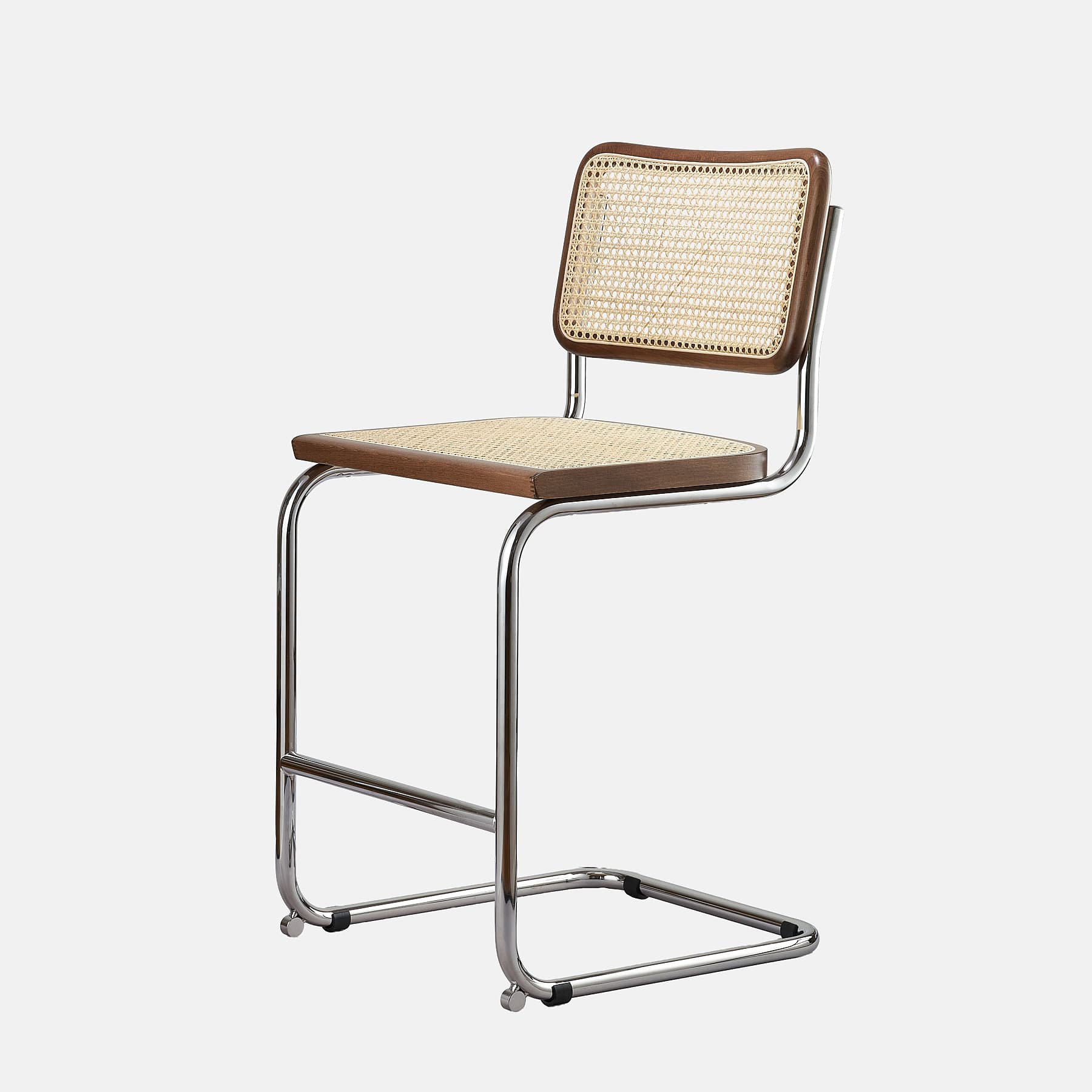 Hoker z giętej stali wg proj. M. Breuer, wys.93 cm, Bauhaus, brązowy - 350367