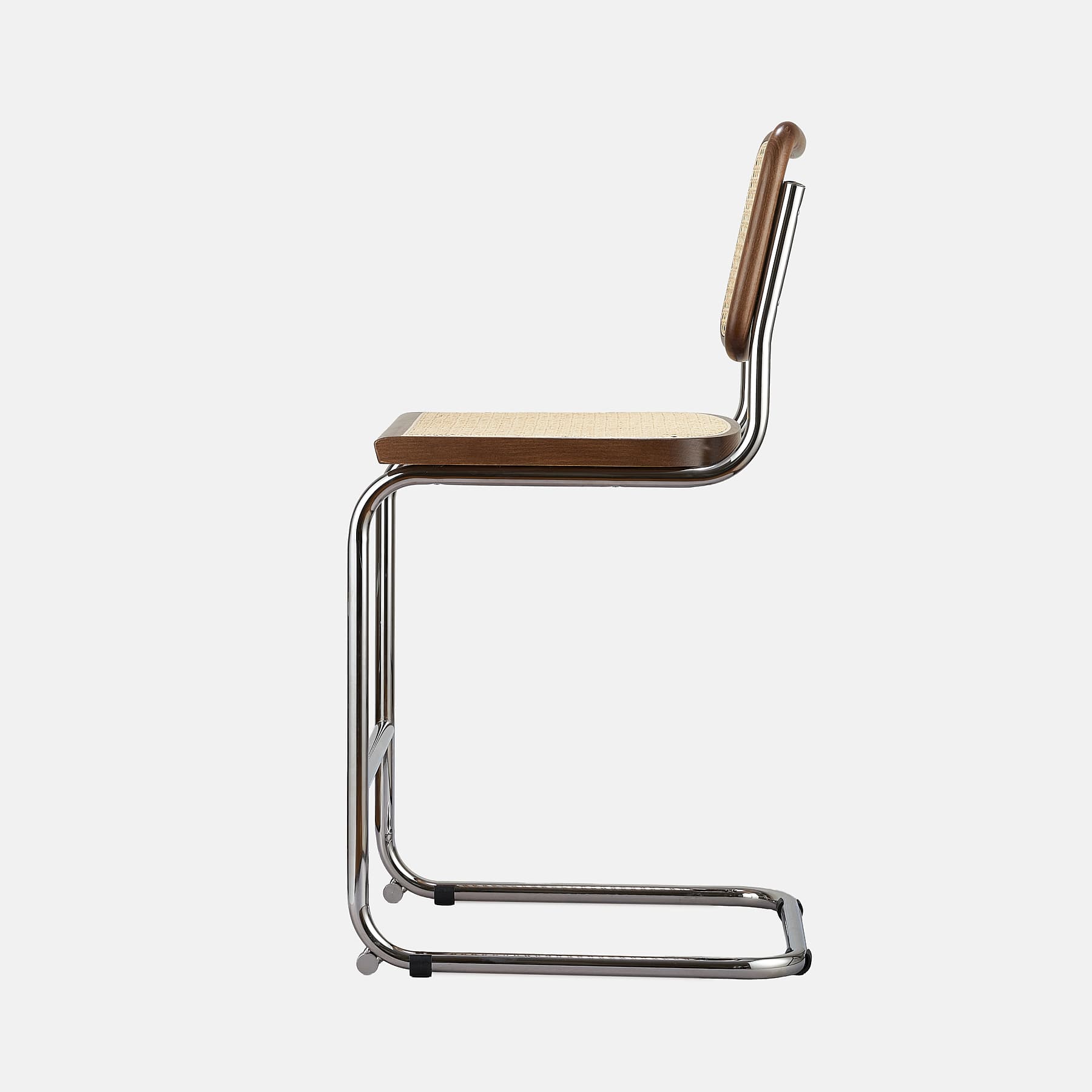 Hoker z giętej stali wg proj. M. Breuer, wys.93 cm, Bauhaus, brązowy - 350368