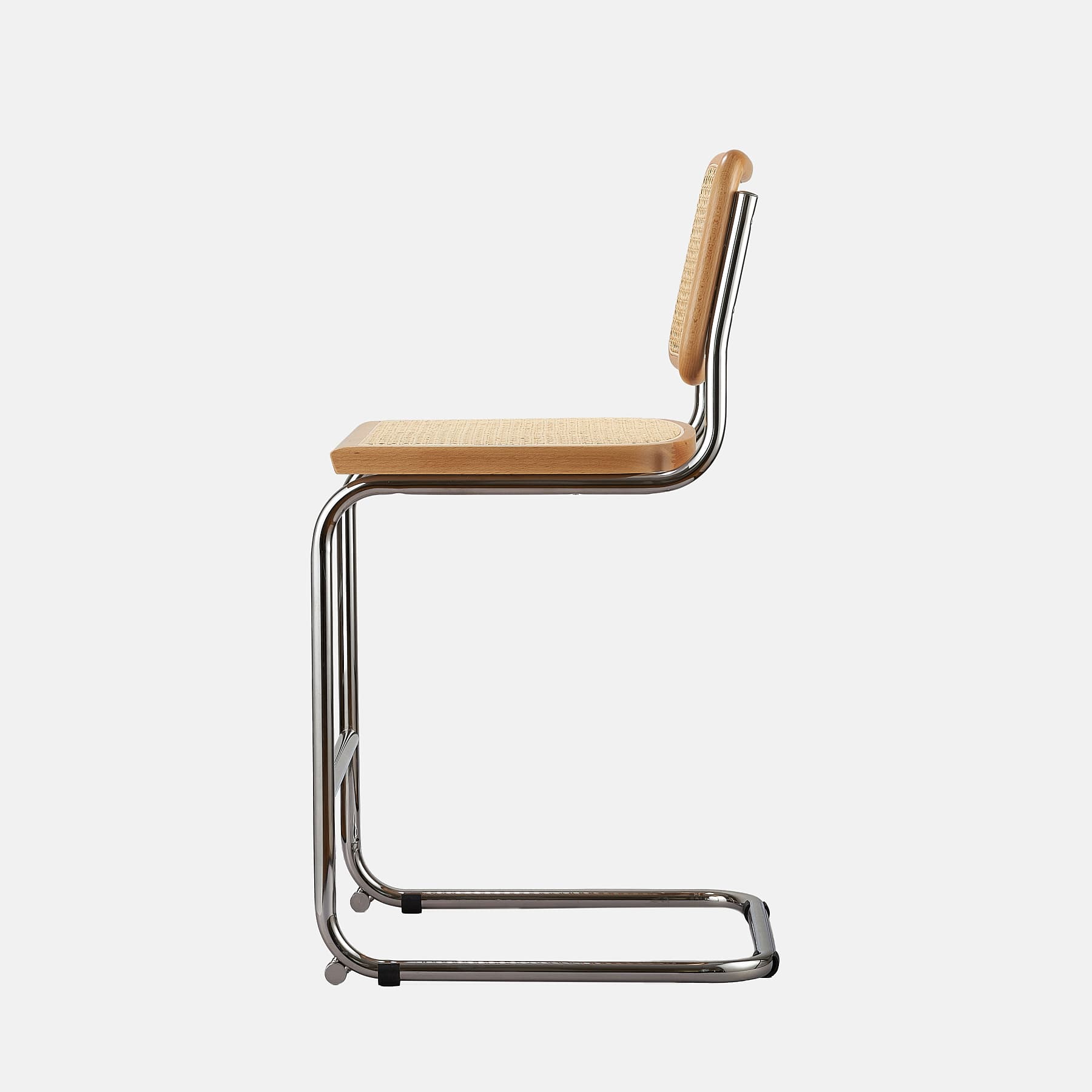 Hoker z giętej stali wg proj. M. Breuer, wys.93 cm, Bauhaus, miodowy - 350391