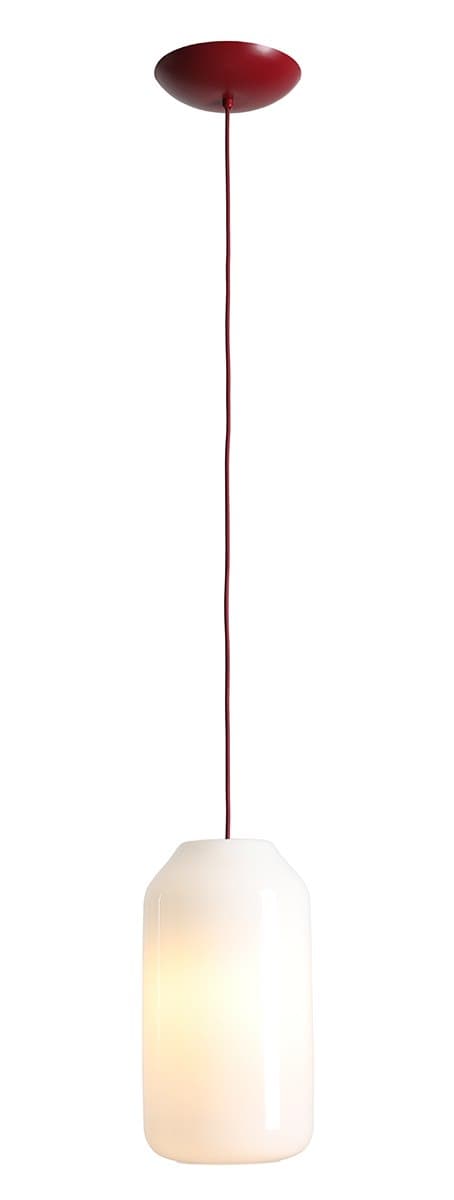 Lampa wisząca Flask Cherry M bordowa, proj. M. Nicer, Artera