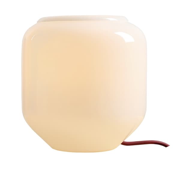 Lampa stołowa Flask Cherry bordowa, proj. M. Nicer, Artera - WYMIARY
