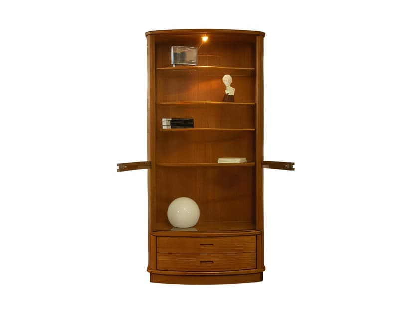 Witryna, brąz, drewno, Dania, lata 80.