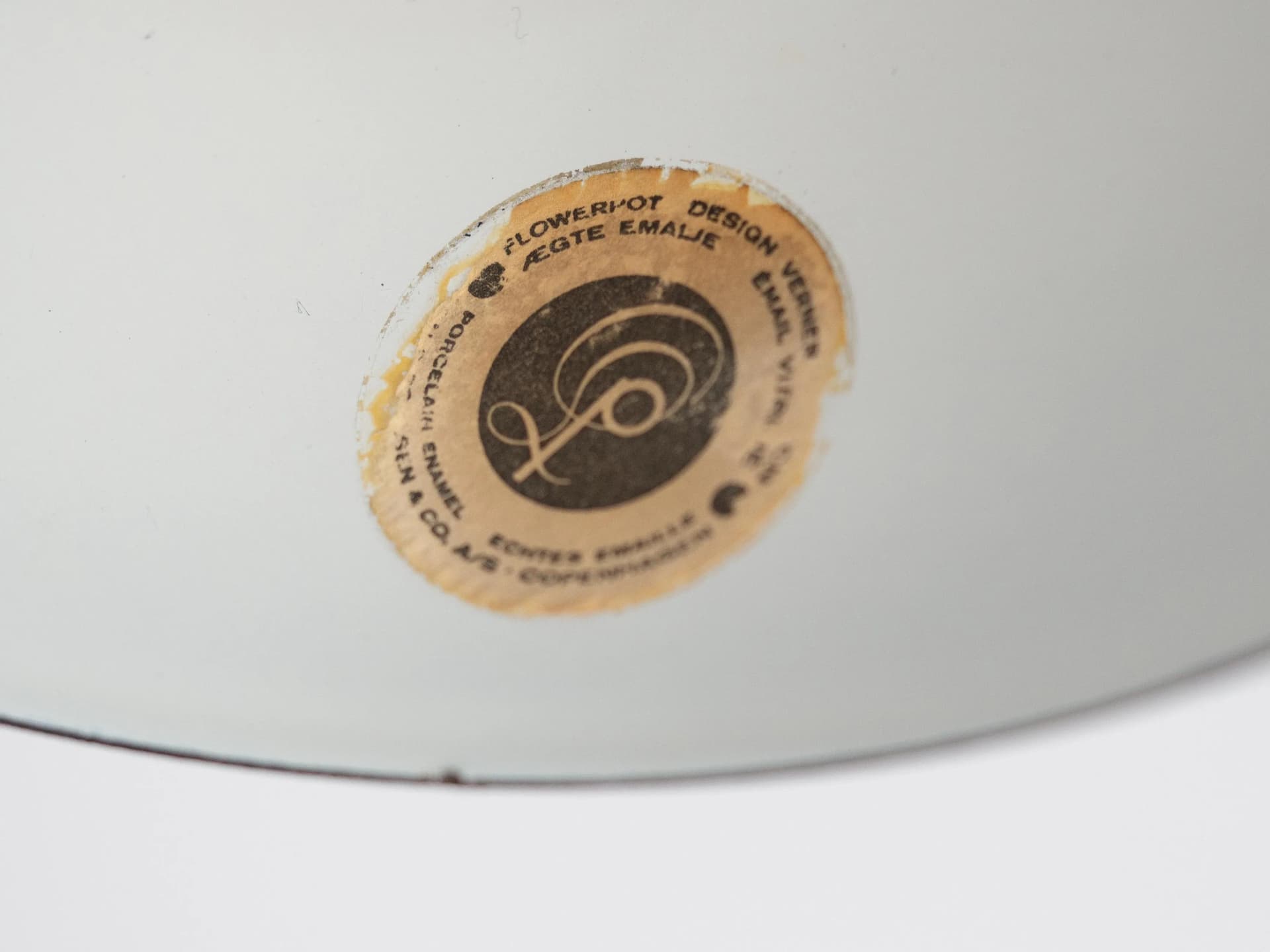 Kobaltowe emaliowane lampy wiszące Flowerpot VP1, proj. V. Panton dla Louis Poulsen, Dania, lata 60. - 20462