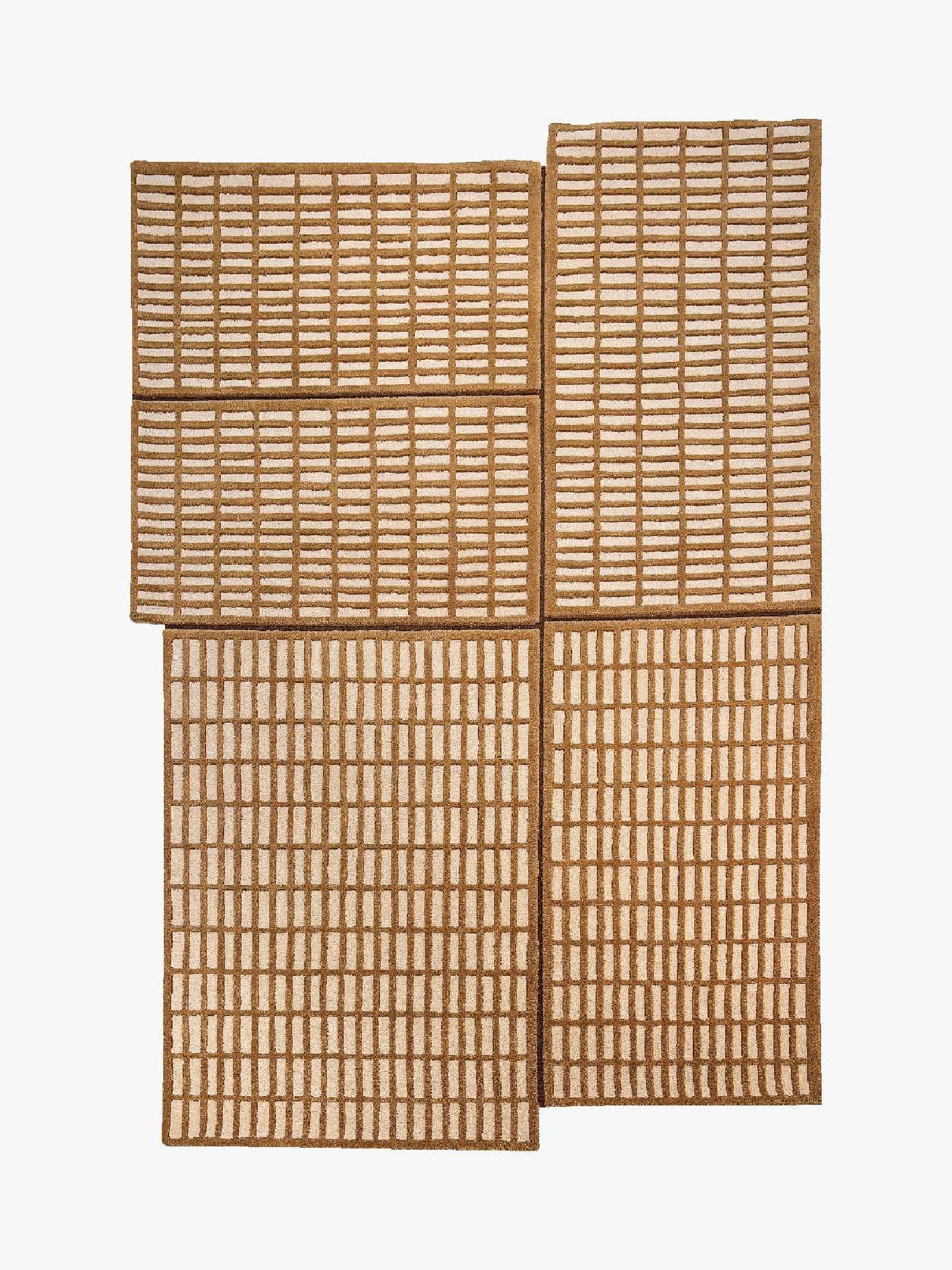 Dywan RAMA 300cm x 400cm, wełna, brązowy, beżowy, Tapis Atelier - 299676