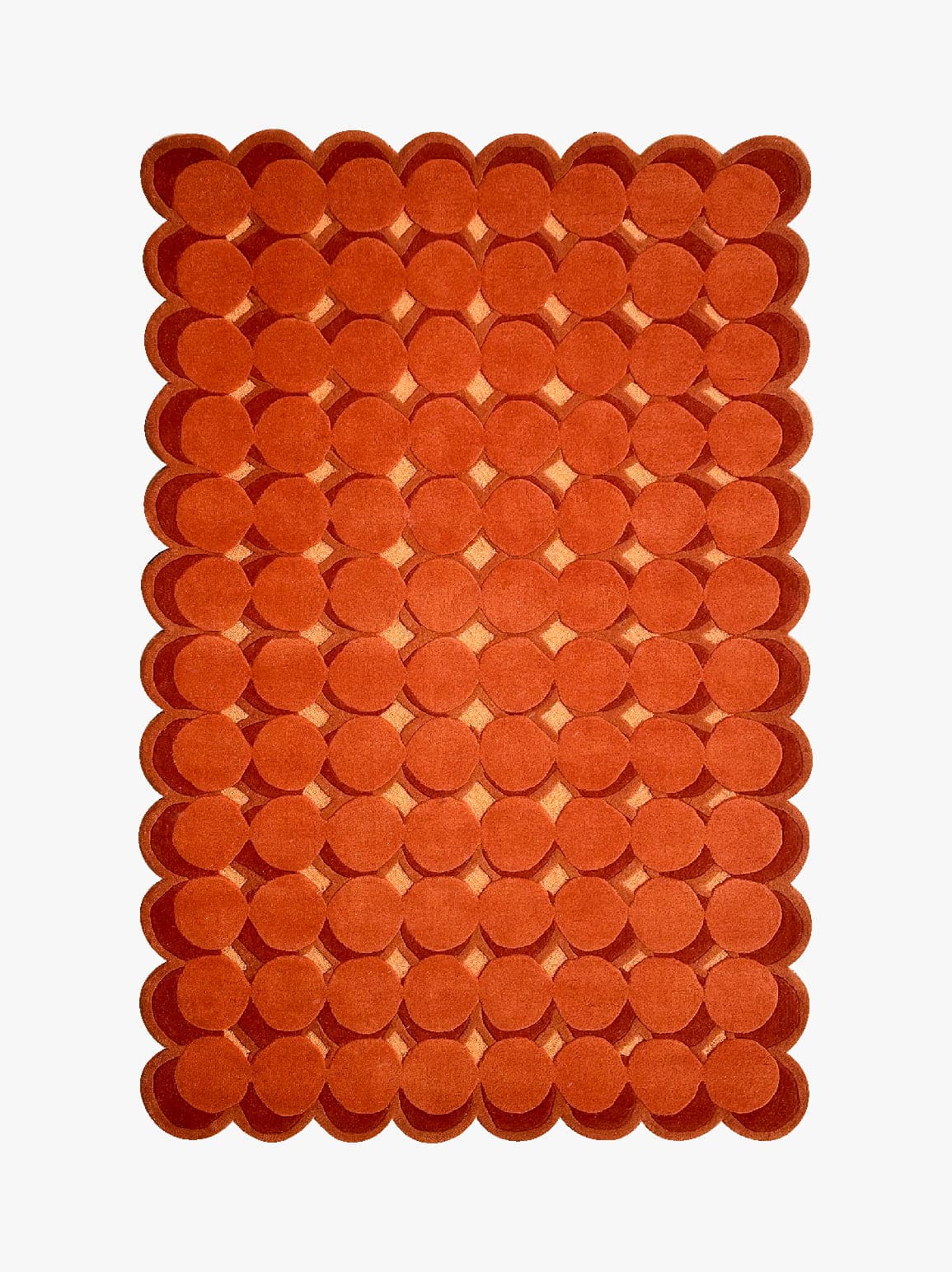 Dywan JOUETS 200cm x 300cm, wełna, czerwony, pomarańczowy, żółty, Tapis Atelier - 301004