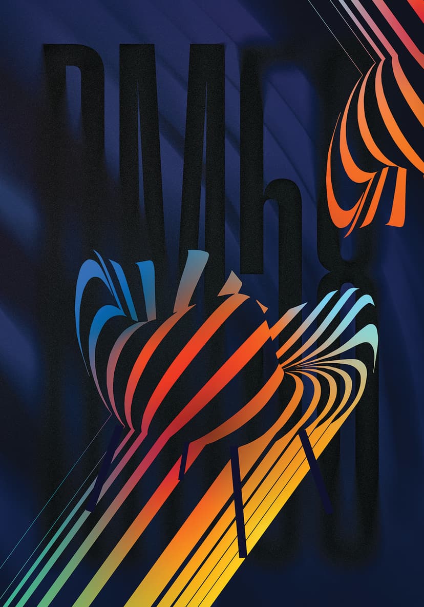 Plakat RM58 Classic 50cm x 70cm, aut. Ł. Gałach, VZÓR