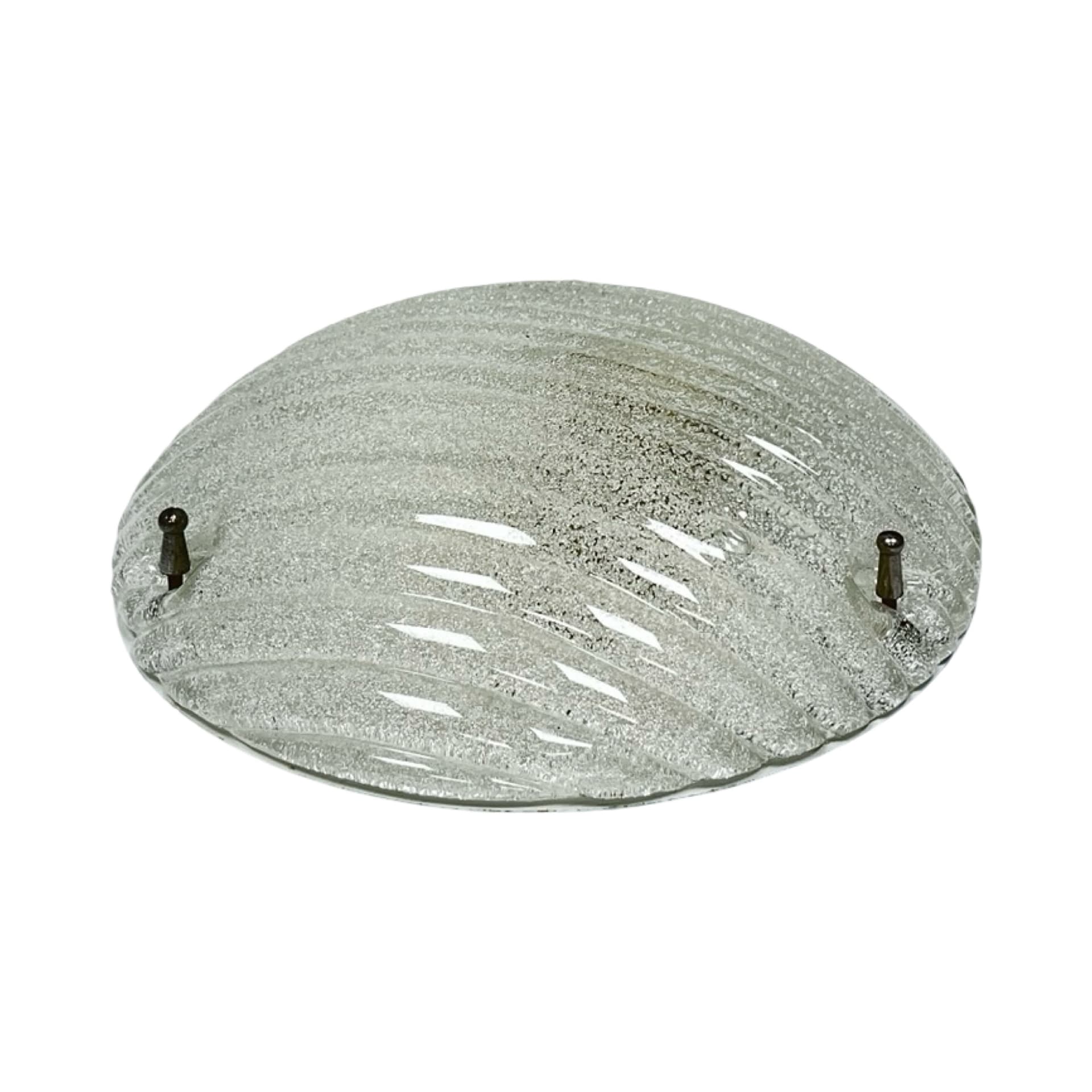 Ceiling Flush Mount Eglo 190, transparent crystal glass, Austria, 1980s. - 303889