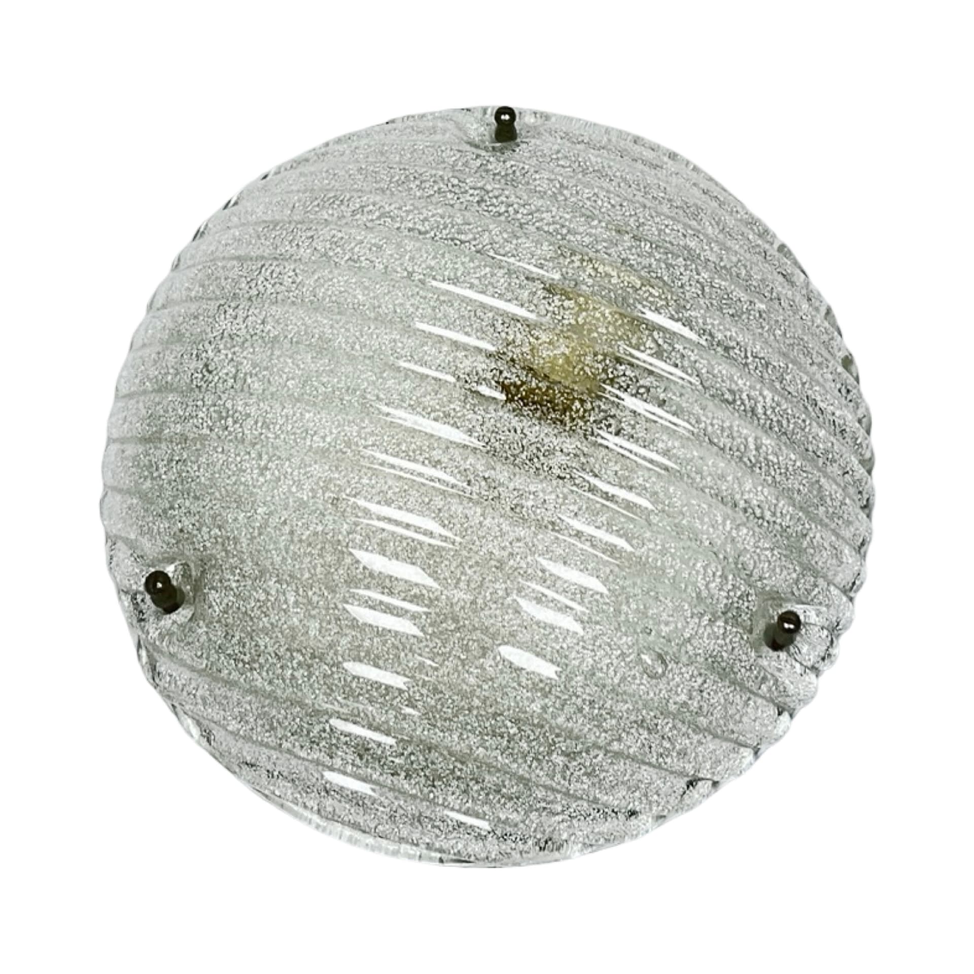 Ceiling Flush Mount Eglo 190, transparent crystal glass, Austria, 1980s. - 303883