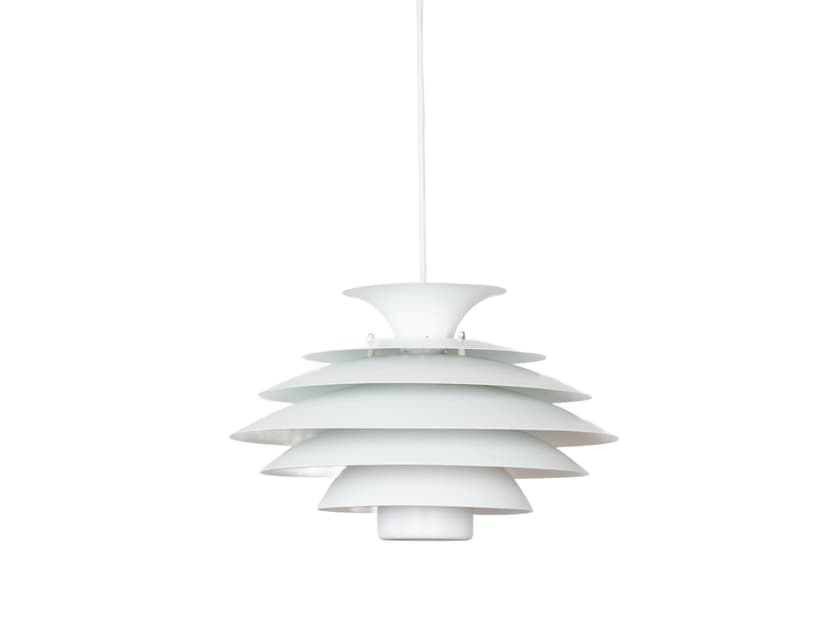 Pendant lamp, Form Light, white, metal, Form Light, Denmark, 1980s.