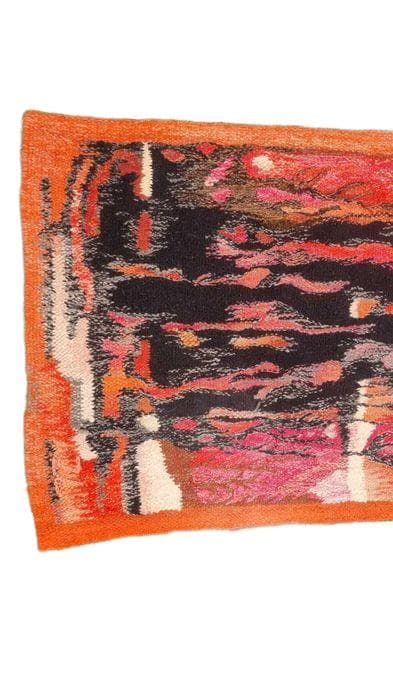 Kilim Design PRL, 67x150 cm, multicolor wool, Poland, 1960s.