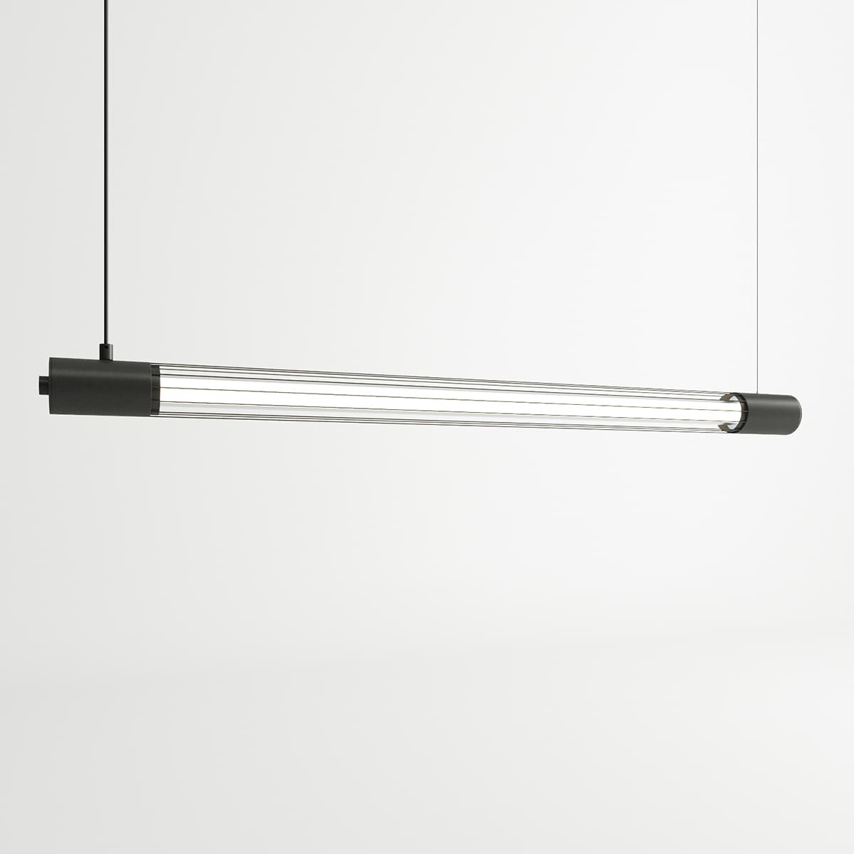 Pendant lamp VALO 150 cm, black, silver, Thoro - 309212