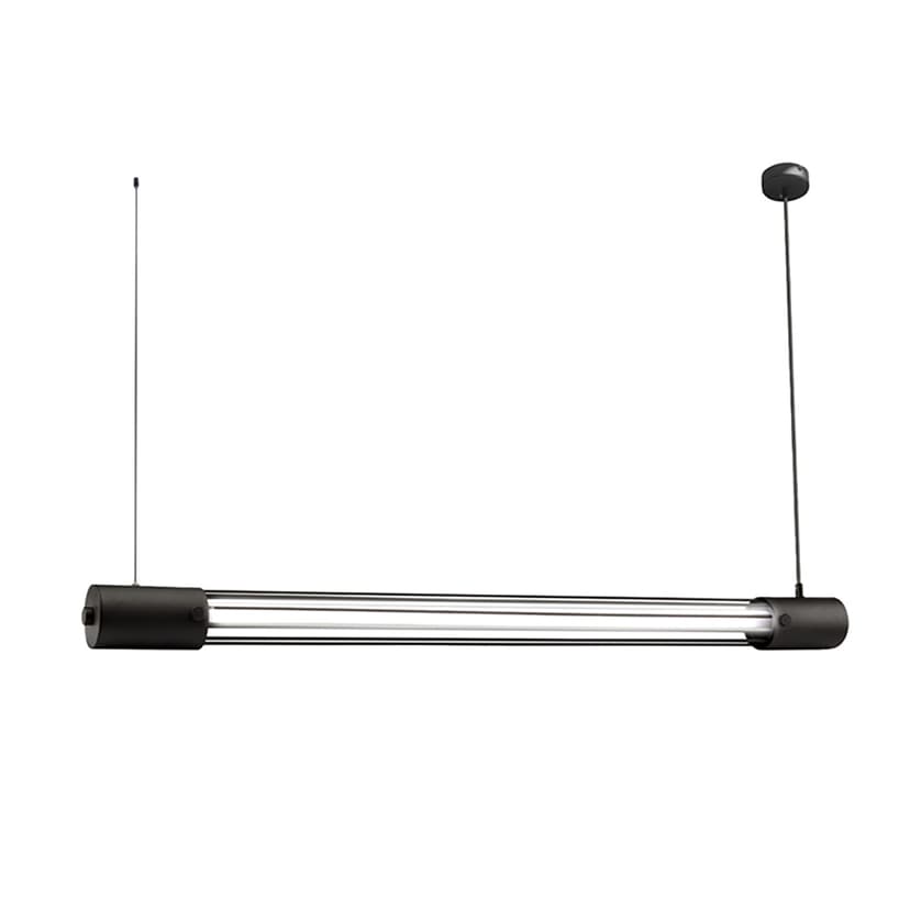 Pendant lamp VALO 150 cm, black, silver, Thoro