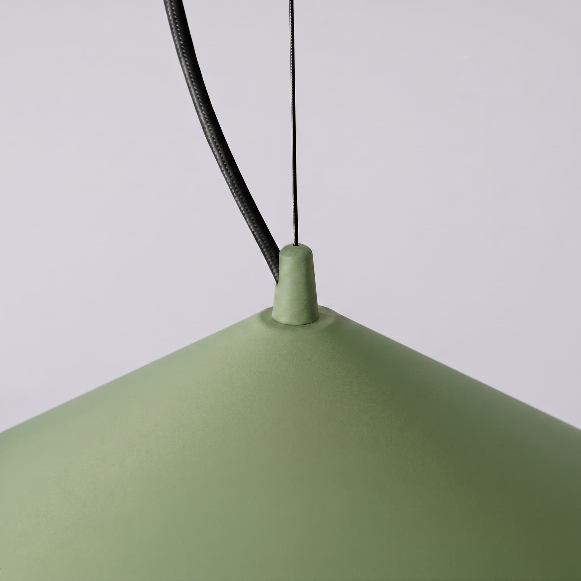 Pendant lamp FINT olive green, Thoro - 309198