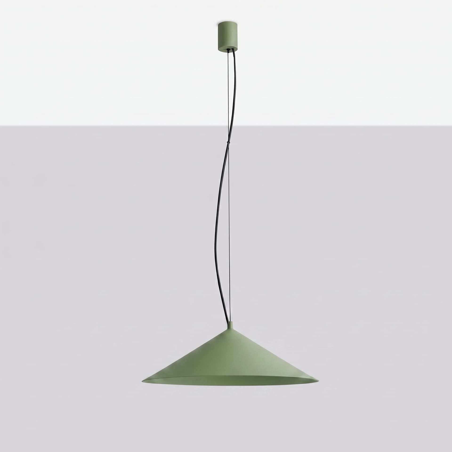 Pendant lamp FINT olive green, Thoro - 309200