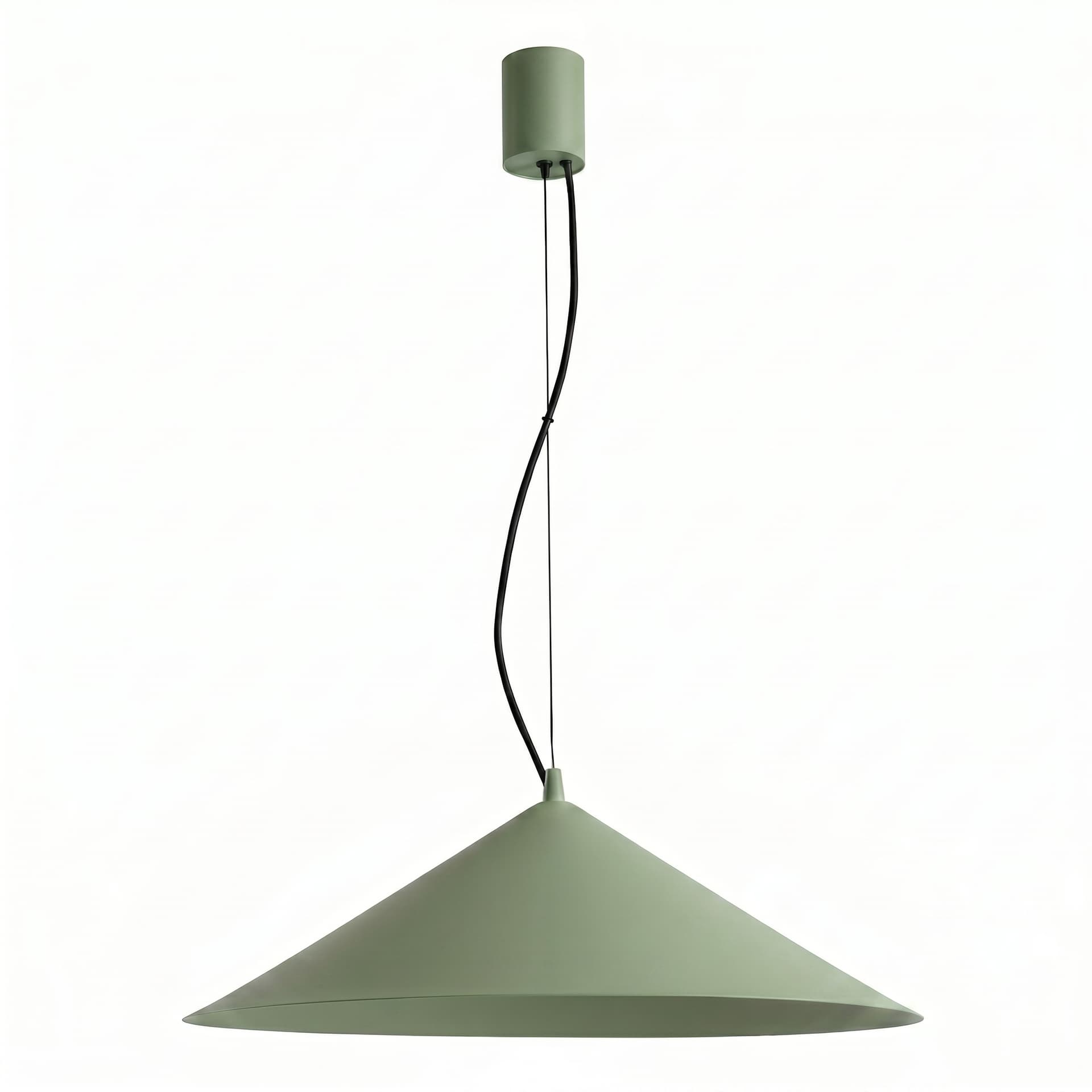 Pendant lamp FINT olive green, Thoro