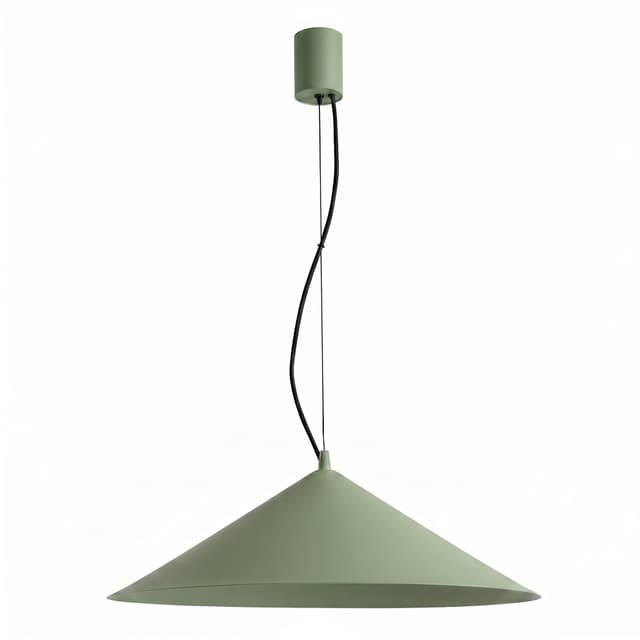 Pendant lamp FINT olive green, Thoro - DIMENSION